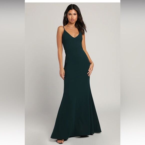 Lulus Dresses & Skirts - Lulus Infinite Glory Forest Green Maxi Dress